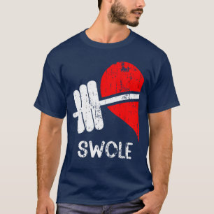 Swole Mates Paare passende Gym Funnyee Gewichthebe T-Shirt