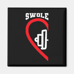 Swole Mates Süße Workout passende Paare Valentin Magnet