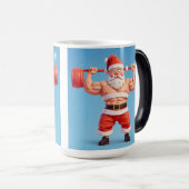 Swole Santa: Gewinn machen und Geschenke liefern Verwandlungstasse (VorderseiteRechts)
