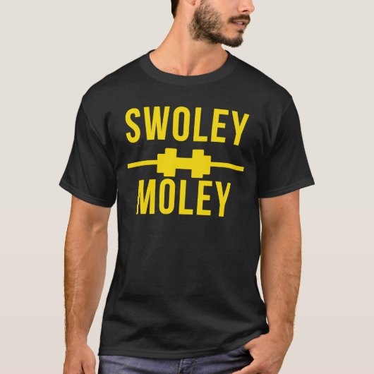 Swoley Moley Gym Rat Work Out T-Shirt (Vorderseite)