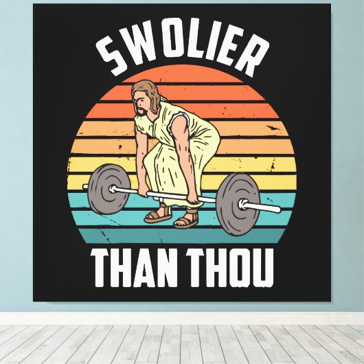 Swolier Than Leinwanddruck (Insitu (Holzboden))