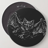 Swooping Bat - von BurnsInHell Button (Vorne & Hinten)