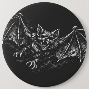 Swooping Bat - von BurnsInHell Button