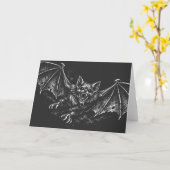 Swooping Bat - von BurnsInHell Karte (Gelbe Blume)