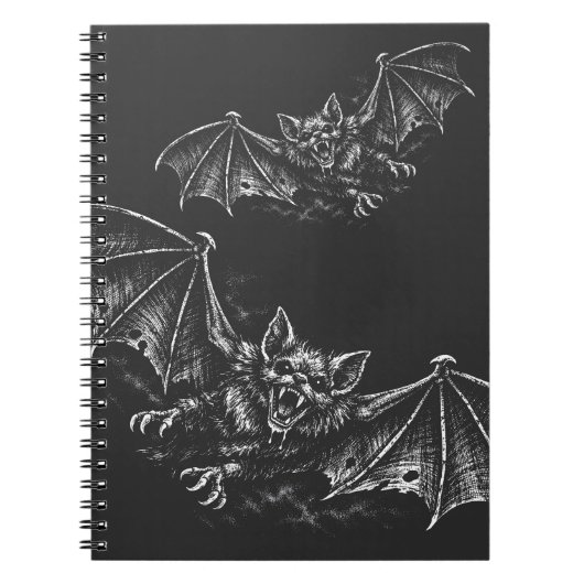 Swooping Bat - von BurnsInHell Notizblock (Vorderseite)