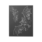 Swooping Bat - von BurnsInHell Notizblock (Rotiert)