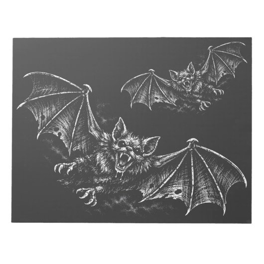 Swooping Bat - von BurnsInHell Notizblock (Vorderseite)