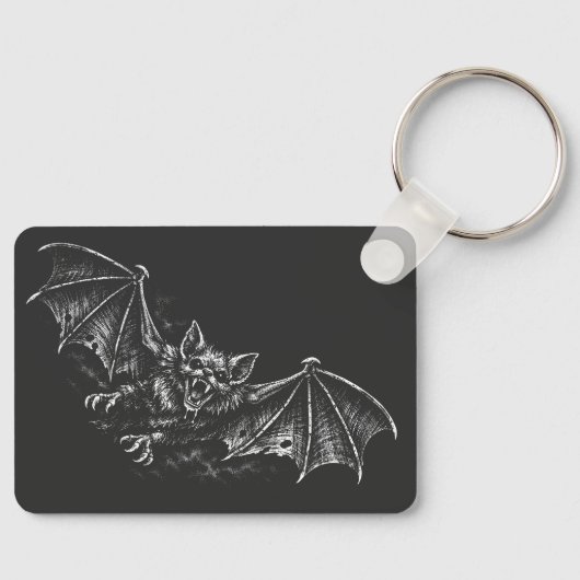 Swooping Bat - von BurnsInHell Schlüsselanhänger (Vorderseite)