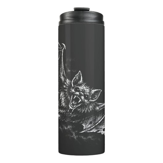 Swooping Bat - von BurnsInHell Thermosbecher (Vorderseite)