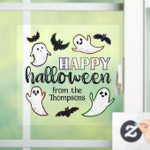 Swooping Ghosts & Bats glückliches Halloween aus d Fensteraufkleber (Zuhause)