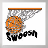 Swoosh Basketball Poster (Vorne)