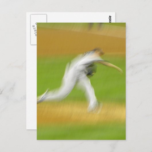 Swoosh Pitch Postkarte (Vorne/Hinten)