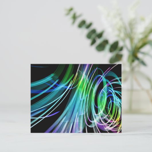 Swoosh Postcard Postkarte (Stehend Vorderseite)