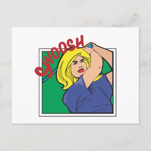 Swoosh Postkarte (Vorderseite)