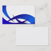 swooshy Plan-Visitenkarte Visitenkarte (Vorne/Hinten)