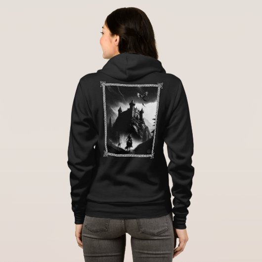 Sword and Sorcery Hoodie (Schwarz voll)