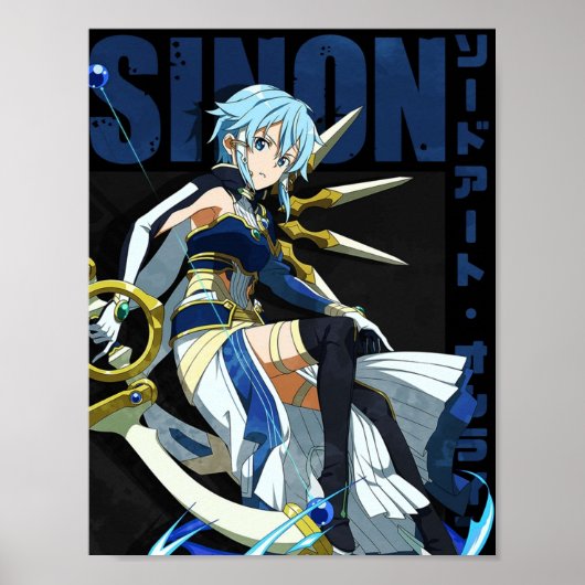 Sword Art Online Asada Shino Sinon Poster (Vorne)