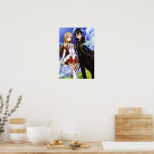 Sword Art Online Asuna e Kirito Poster (Küche)