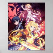 Sword Art Online Kirito Alice Asuna Poster (Vorne)