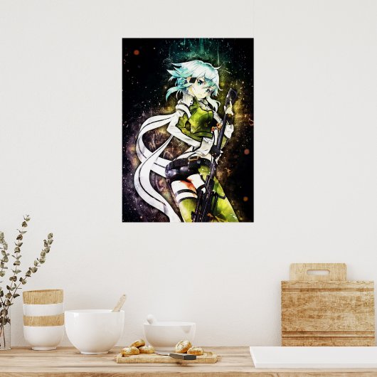 Sword Art Online Sinon Poster (Küche)