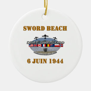 Sword Beach 1944 Keramik Ornament