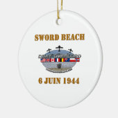 Sword Beach 1944 Keramik Ornament (Links)