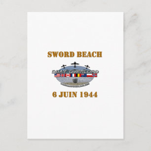 Sword Beach 1944 Postkarte