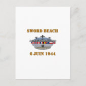 Sword Beach 1944 Postkarte (Vorderseite)