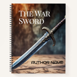 Sword Fantasy Book Cover Inspiration Notebook Notizblock
