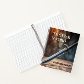 Sword Fantasy Book Cover Inspiration Notebook Notizblock (Innenseite)