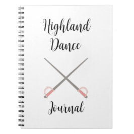 Sword Highland Dance Journal Notizblock