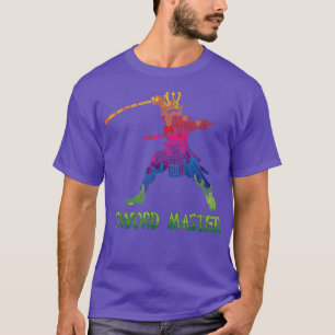 Sword Master Kenjusu Kata Katana Samurai Kendo T-S T-Shirt