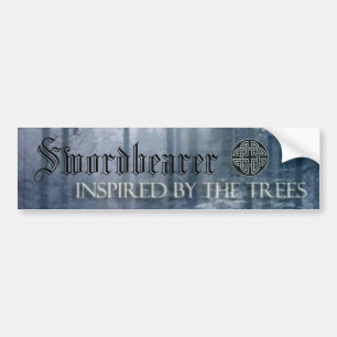 Swordbearer "inspiriert durch die Bäume" Autoaufkleber