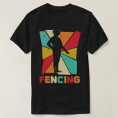 Swordsmanship Sword Fighting Fencing  T-Shirt (Design vorne)