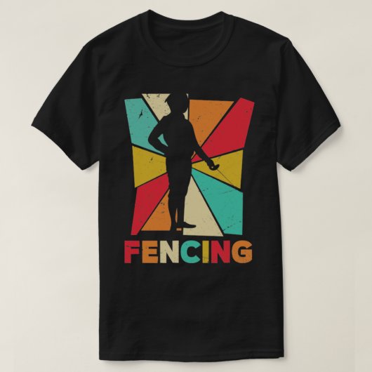 Swordsmanship Sword Fighting Fencing  T-Shirt (Design vorne)