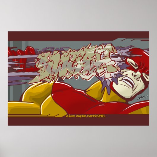 Swosh, Graffiti-Comic Poster (Vorne)