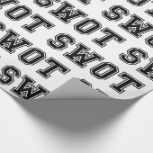 SWOT WRAPPING PAPIER GESCHENKPAPIER (Ecke)