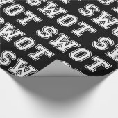 SWOT WRAPPING PAPIER GESCHENKPAPIER (Ecke)