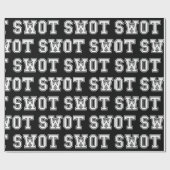 SWOT WRAPPING PAPIER GESCHENKPAPIER (Flach)