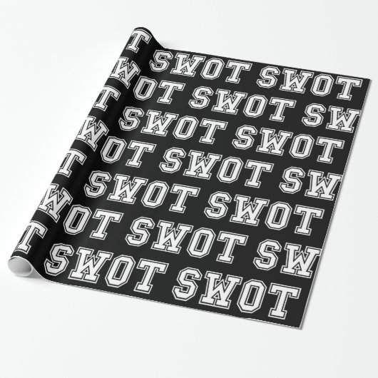 SWOT WRAPPING PAPIER GESCHENKPAPIER (Ungerollt)