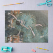 Swying Dancer Dancer in Green Edgar Degas Seidenpapier (Basteln)