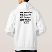 SXE ordnet - gerade Rand-Durchschnitte an, die ich Hoodie (Rückseite)