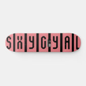 SXYGYAL 7 3/4" Skateboard Deck (Horizontal)