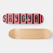 SXYGYAL 7 3/4" Skateboard Deck (Horizontal)