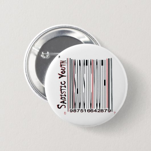 SY Bar-Code-Button Button (Vorne & Hinten)