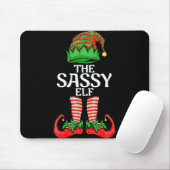 Sy Elf Christmas Family Matching Group T Shirt Mousepad (Mit Mouse)
