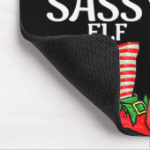 Sy Elf Christmas Family Matching Group T Shirt Mousepad (Ecke)