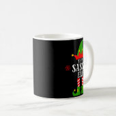 Sy Elf Funny Matching Family Group Christmas Pajam Kaffeetasse (VorderseiteRechts)