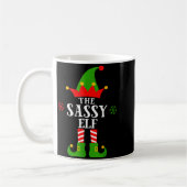 Sy Elf Funny Matching Family Group Christmas Pajam Kaffeetasse (Links)