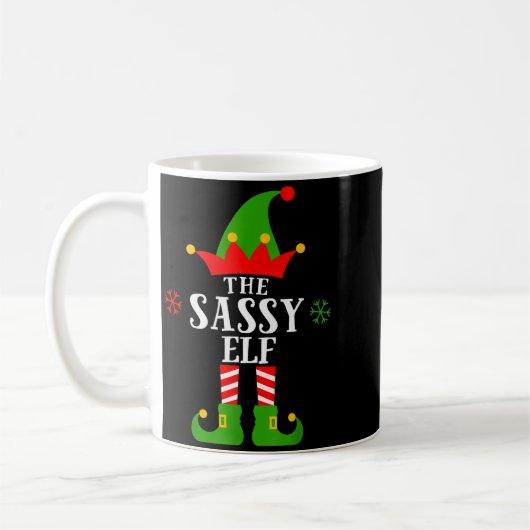 Sy Elf Funny Matching Family Group Christmas Pajam Kaffeetasse (Links)